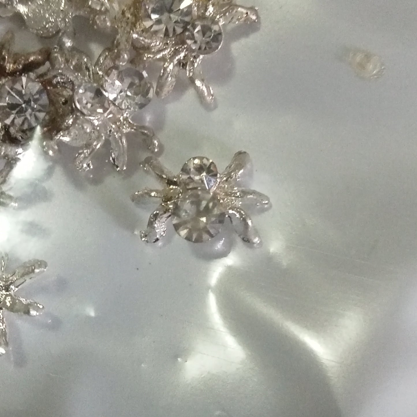 10 Silver Spiders