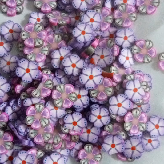 Purple Flower slices